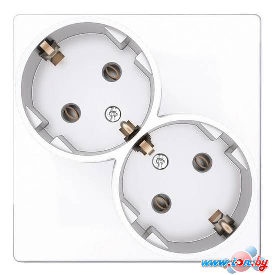 Розетка Simon 2450459-030 (белый) в Могилёве