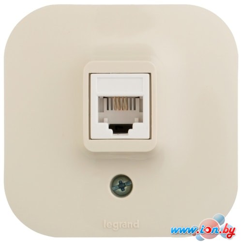 Розетка компьютерная Legrand Quteo 782254 (слоновая кость) в Гомеле