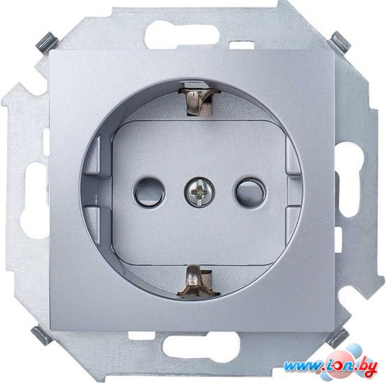 Розетка Simon 1591432-033 (алюминий) в Могилёве