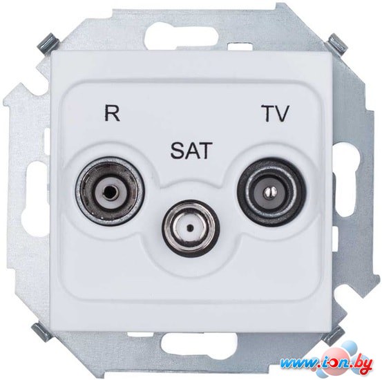 Розетка телевизионная Simon 1591466-030 (белый) в Могилёве