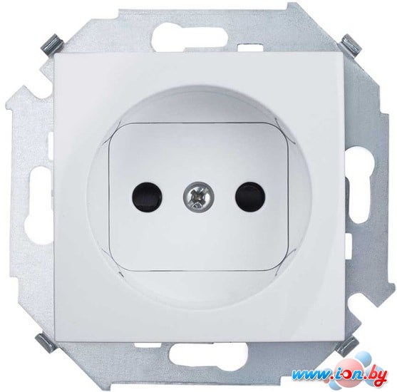 Розетка Simon 1591444-030 (белый) в Могилёве