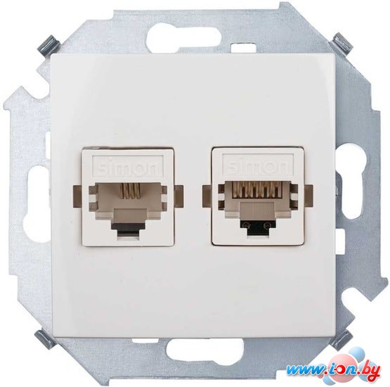 Розетка компьютерная Simon 1591590-031 (слоновая кость) в Могилёве