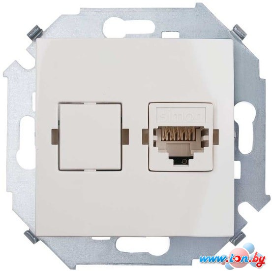 Розетка компьютерная Simon 1591598-031 (слоновая кость) в Могилёве