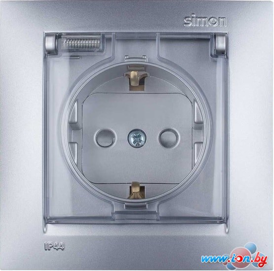 Розетка Simon 1590450-033 (алюминий) в Могилёве