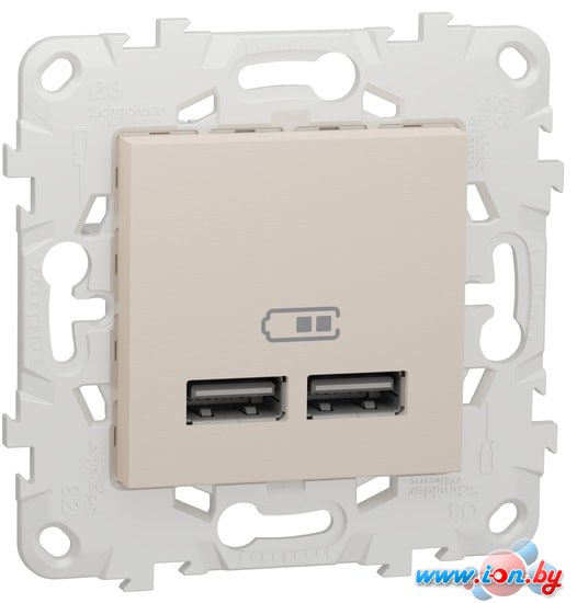 Розетка USB Schneider Electric NU541844 (Бежевый) в Могилёве