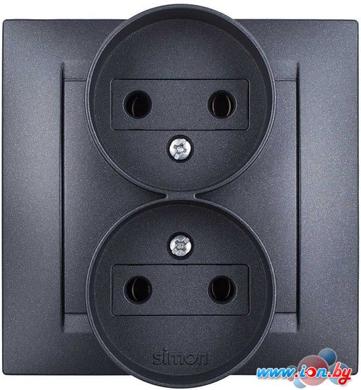 Розетка Simon 1590457-038 (графит) в Могилёве