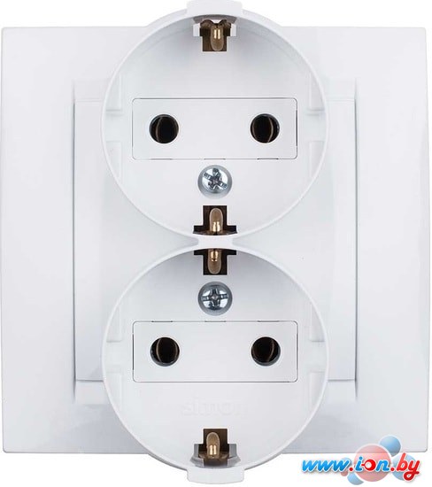 Розетка Simon 1590459-030 (белый) в Могилёве