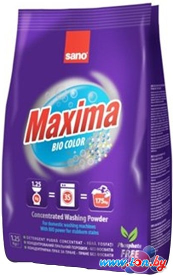 Стиральный порошок Sano Maxima Bio Color 1.25 кг в Бресте