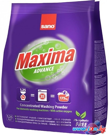 Стиральный порошок Sano Maxima Advance 1.25 кг в Бресте
