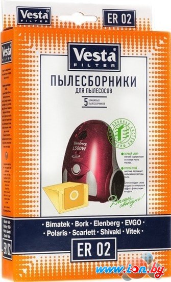 Комплект одноразовых мешков Vesta Filter ER 02 в Бресте