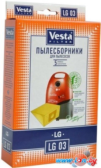 Комплект одноразовых мешков Vesta Filter LG 03 в Бресте