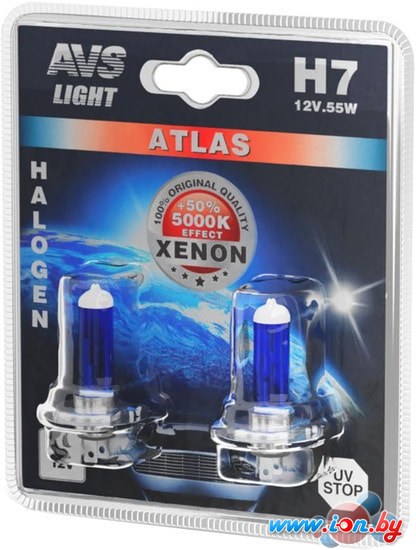 Галогенная лампа AVS Atlas H7 2шт в Гомеле
