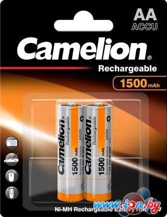 Аккумуляторы Camelion AA 1500mAh 2 шт. NH-AA1500-BP2 в Гродно