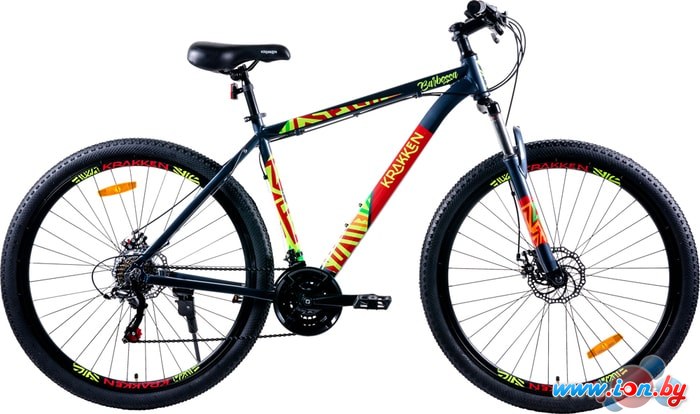 Велосипед Krakken Barbossa 29 р.20 2019 (серый/красный) в Гомеле