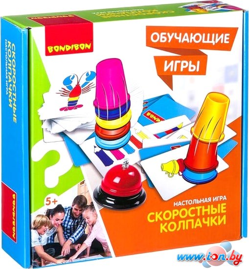 Настольная игра Bondibon Скоростные колпачки в Гомеле