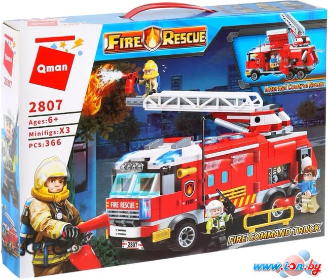 Конструктор Qman Fire Rescue 2807 Пожарная машина в Бресте