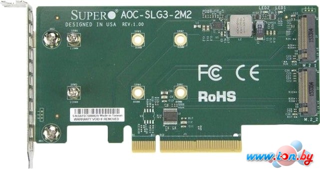 Планка Supermicro AOC-SLG3-2M2-O в Могилёве