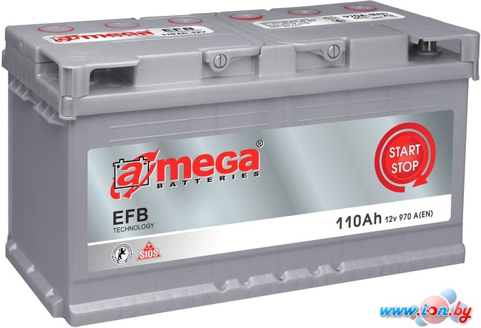 Автомобильный аккумулятор A-mega EFB 110 R (110 А·ч) в Могилёве