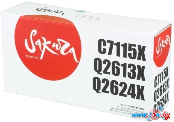 Картридж Sakura Printing SAC7115X/Q2613X/2624X (аналог HP C7115X/Q2613X/2624X) в Бресте