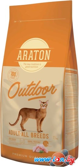 Сухой корм для кошек Araton Adult All Breeds Outdoor 15 кг в Могилёве