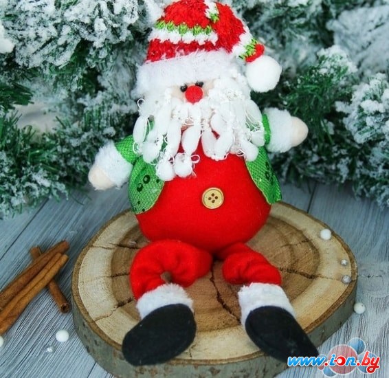Мягкая игрушка Зимнее волшебство Дед Мороз в пиджаке 37 см (красный) в Бресте