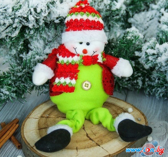 Мягкая игрушка Зимнее волшебство Снеговик в пиджаке, 9*30 см в Бресте