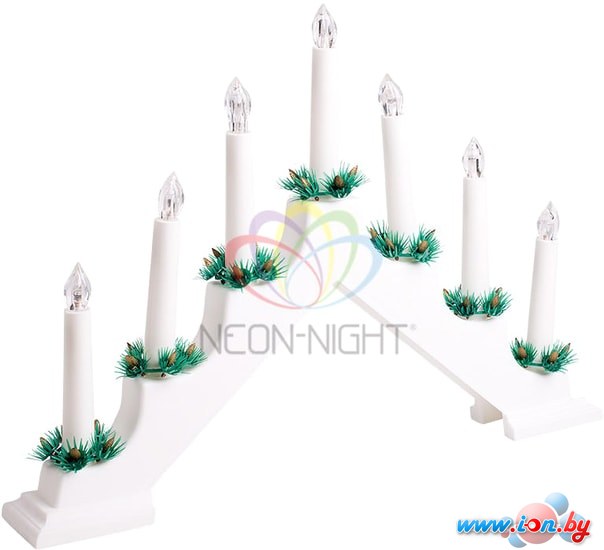 Светильник Neon-night Новогодняя горка 7 свечек 501-081 в Могилёве