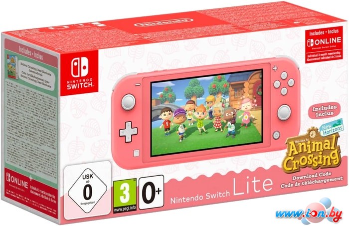 Игровая приставка Nintendo Switch Lite + Animal Crossing: New Horizons + 3 мес. NSO в Могилёве