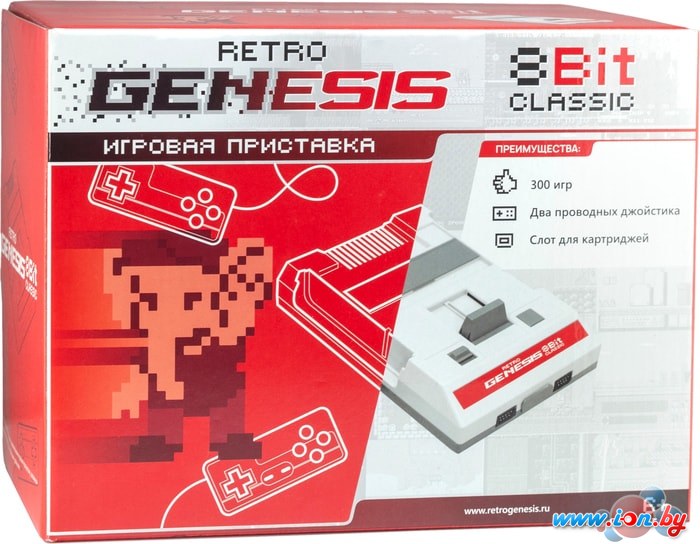 Игровая приставка Retro Genesis 8 Bit Classic (2 геймпада, 300 игр) в Могилёве