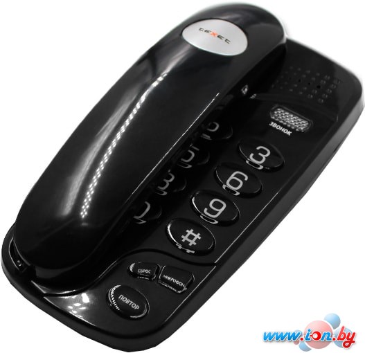 Проводной телефон TeXet TX-238 (черный) в Бресте