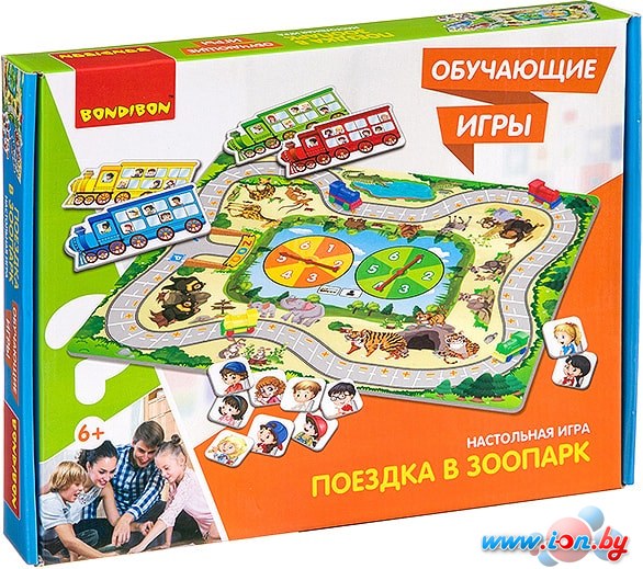 Развивающая игра Bondibon Поездка в зоопарк ВВ3437 в Витебске