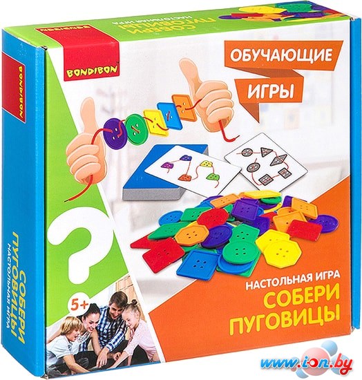 Шнуровка Bondibon Собери пуговицы ВВ3158 в Гродно