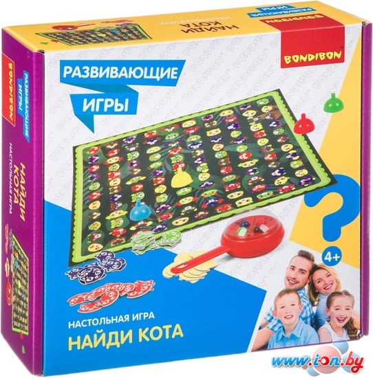 Развивающая игра Bondibon Найди кота ВВ4510 в Гомеле