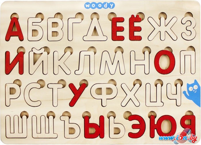 Алфавит Woody Умные буквы 02505 в Могилёве