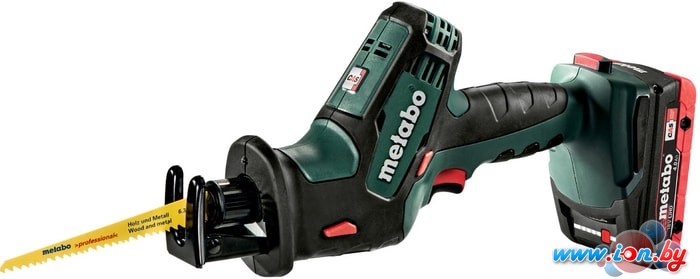 Сабельная пила Metabo SSE 18 LTX Compact (с 2-мя АКБ, кейс) в Минске