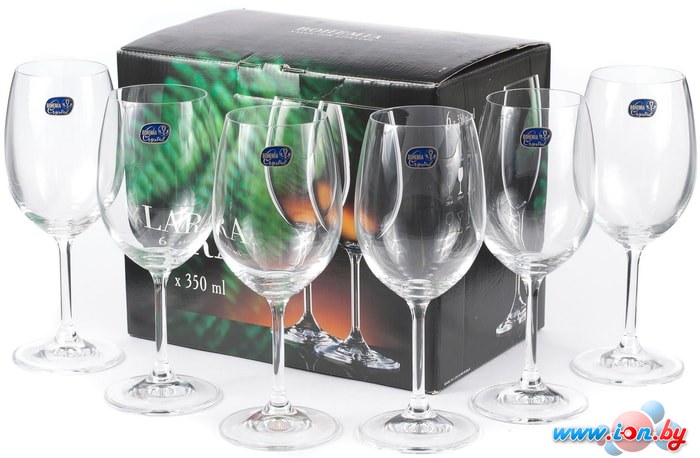 Набор бокалов для вина Bohemia Crystal Lara 40415/350 в Могилёве