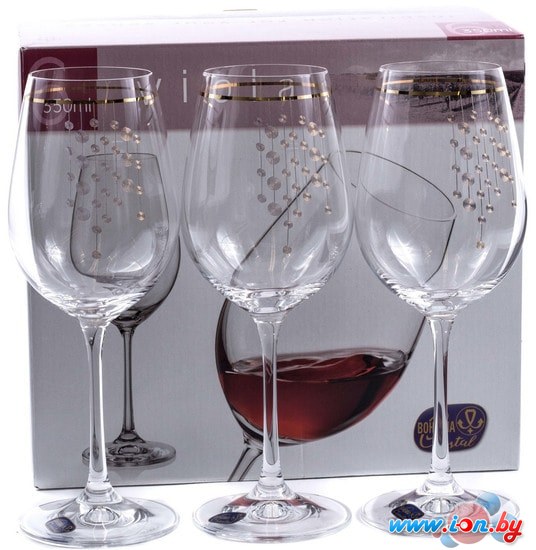 Набор бокалов для вина Bohemia Crystal Viola 40729/Q9104/350 в Гомеле