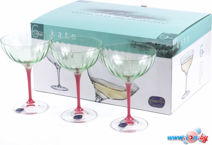 Набор бокалов для мартини Bohemia Crystal Kate 40796/D5094/22/210 в Гомеле