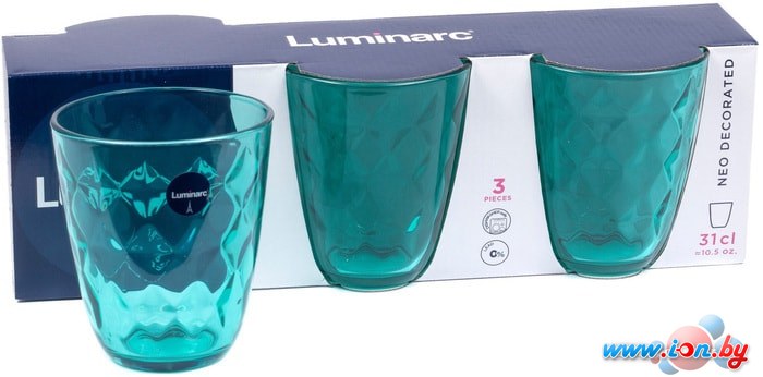 Набор стаканов для воды и напитков Luminarc Neo diamond colorlicious turquoise P7125 в Витебске