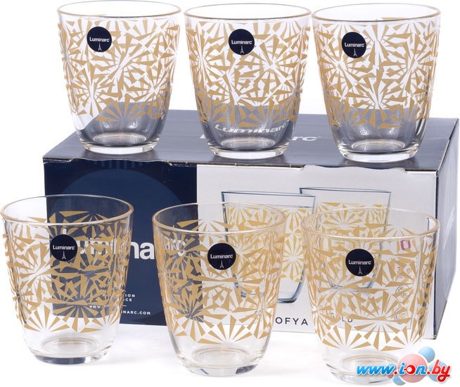 Набор бокалов для воды и напитков Luminarc Neo Sofya Gold P5657 в Гомеле