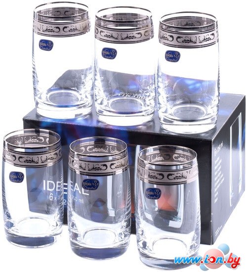 Набор стаканов для воды и напитков Bohemia Crystal Ideal 25015/378500/250 в Гомеле