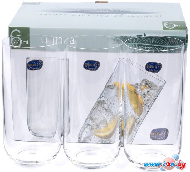 Набор стаканов для воды и напитков Bohemia Crystal Uma 25287/440 в Гомеле
