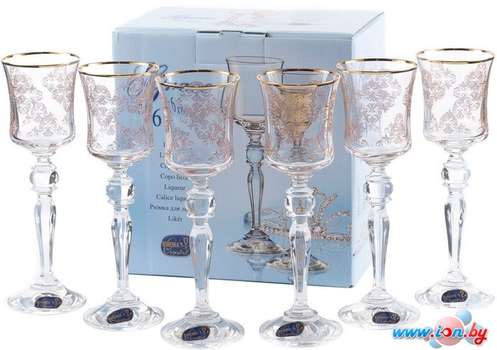 Набор рюмок Bohemia Crystal Grace 40792/Q8984/60 в Витебске