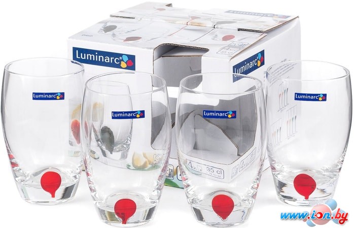 Набор бокалов для вина Luminarc Drip red E5230 в Витебске