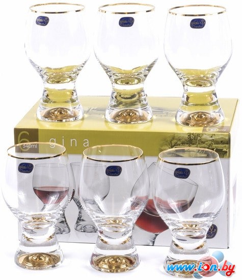 Набор бокалов для вина Bohemia Crystal Gina 40159/M8606/340 в Могилёве