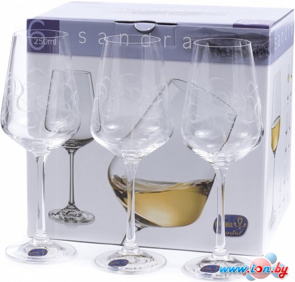 Набор бокалов для вина Bohemia Crystal Sandra 40728/C5995/250 в Гомеле