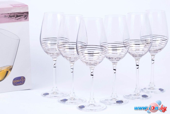 Набор бокалов для вина Bohemia Crystal Viola 40729/M8434/350 в Витебске