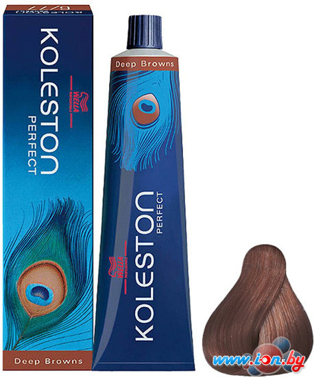 Крем-краска для волос Wella Professionals Koleston Perfect 7/75 средний блондин (коричневый махагон) в Могилёве