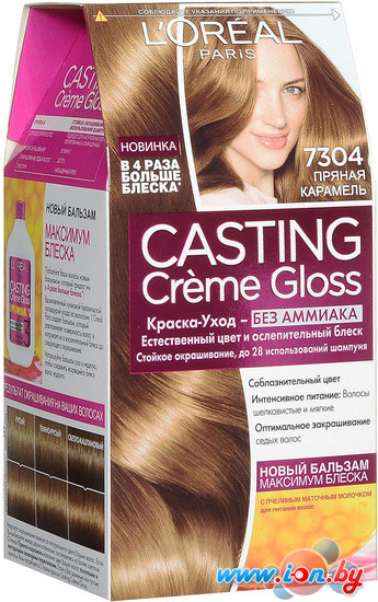 Крем-краска для волос LOreal Casting Creme Gloss 7304 Пряная карамель в Могилёве