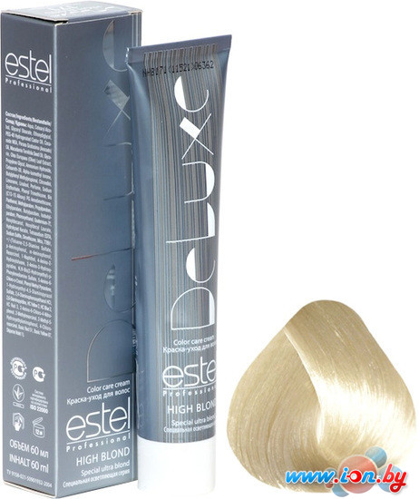 Крем-краска для волос Estel Professional High Blond De Luxe 101 пепельный блондин ультра в Могилёве
